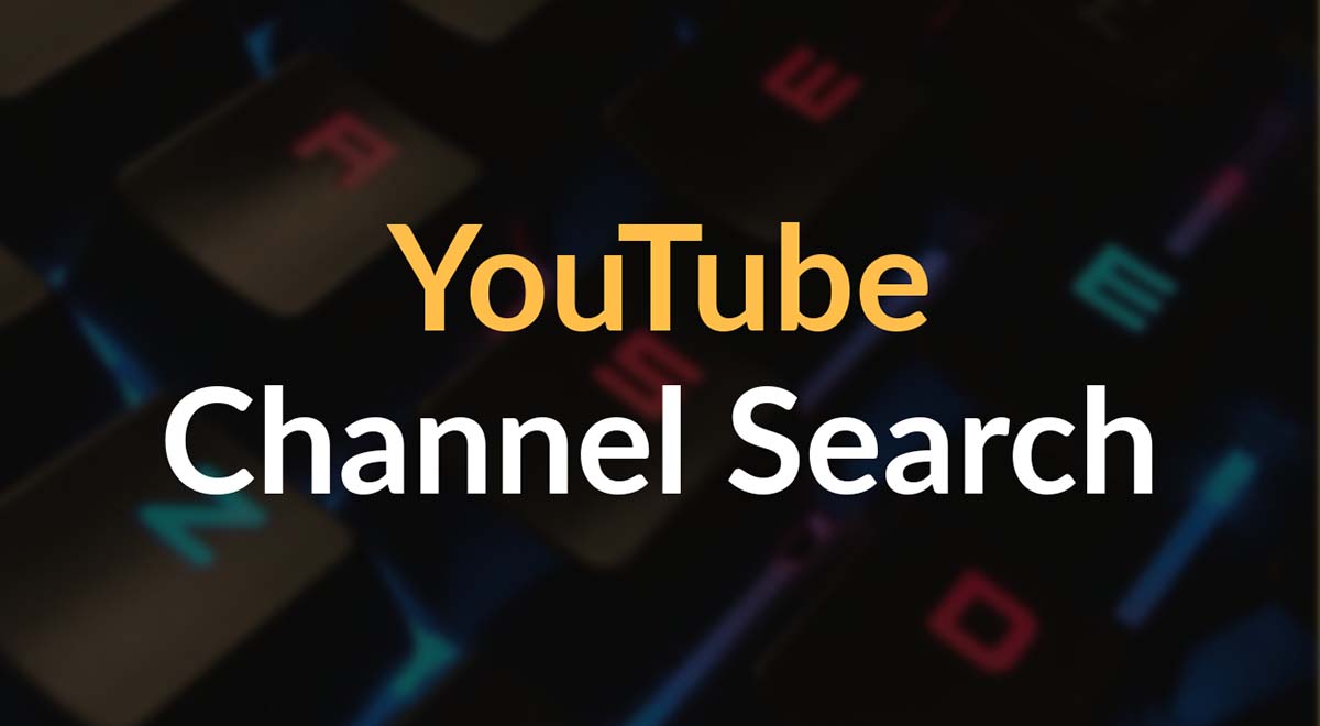 youtube channel search find channels